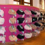 Ibis Lingerie wall hanging display system
