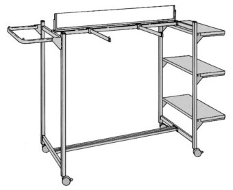 Garment rail Merchandiser Unit