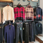 Rear hanging wall systems for clothes