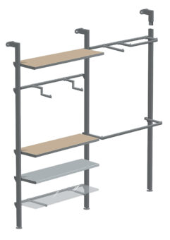 Rear Hanging with Square or Rectangular posts
